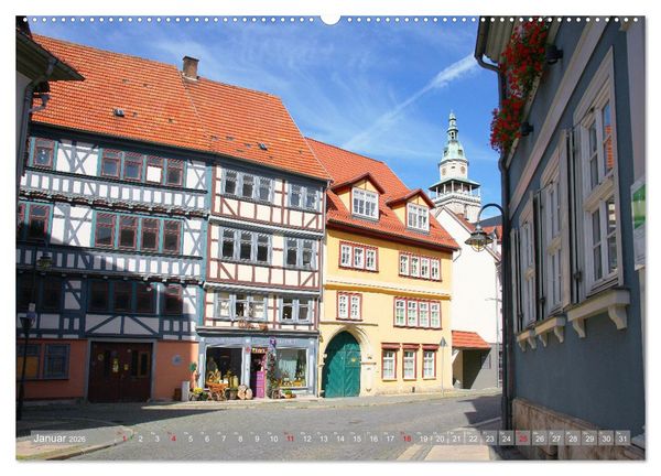 Produktbild: Bad Langensalza - Eine Perle Th&uuml;ringens (hochwertiger Premium Wandkalender 2026 DIN A2 quer), Kunstdruck in Hochglanz