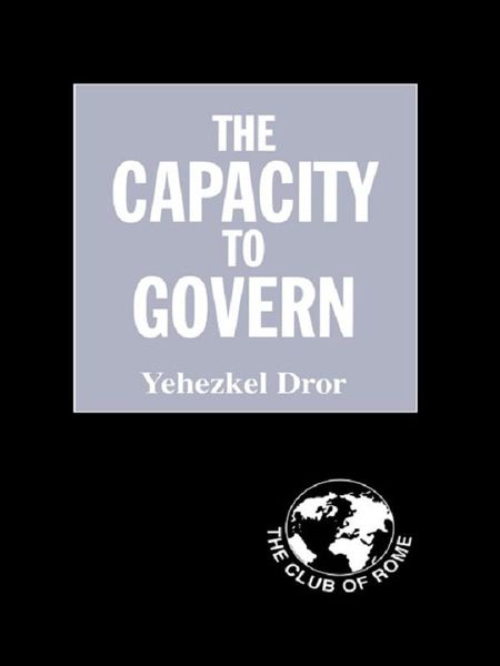 Produktbild: The Capacity to Govern