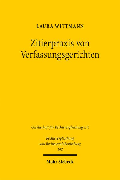 Produktbild: Zitierpraxis von Verfassungsgerichten