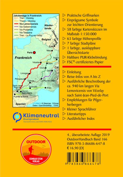 Frankreich: Jakobsweg Via Lemovicensis