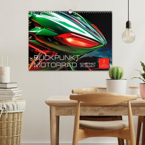 Produktbild: Blickpunkt Motorrad Sch&ouml;nheit im Design (Wandkalender 2026 DIN A3 quer), CALVENDO Monatskalender