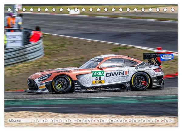 Produktbild: Schwaben Pfeile - STARS beim GT MASTERS (Tischkalender 2026 DIN A5 quer), CALVENDO Monatskalender