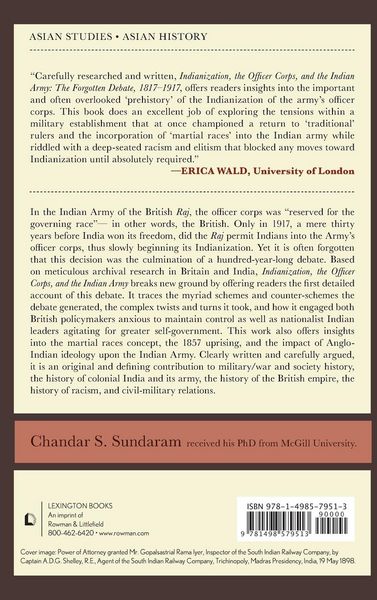 Produktbild: Indianization, the Officer Corps, and the Indian Army