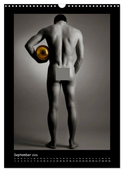 Produktbild: Golden Ball - M&auml;nner Akte (Wandkalender 2026 DIN A3 hoch), CALVENDO Monatskalender