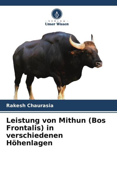 Produktbild: Leistung von Mithun (Bos Frontalis) in verschiedenen H&ouml;henlagen