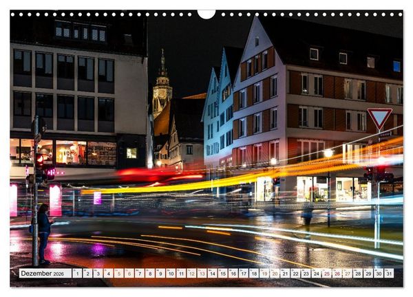 Produktbild: Nachts in T&uuml;bingen (Wandkalender 2026 DIN A3 quer), CALVENDO Monatskalender