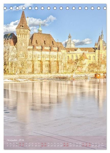 Produktbild: Budapest - Ein malerischer Spaziergang (Tischkalender 2026 DIN A5 hoch), CALVENDO Monatskalender