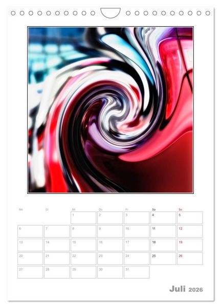 Produktbild: Kunst - Abstrakt - Skurril (Wandkalender 2026 DIN A4 hoch), CALVENDO Monatskalender