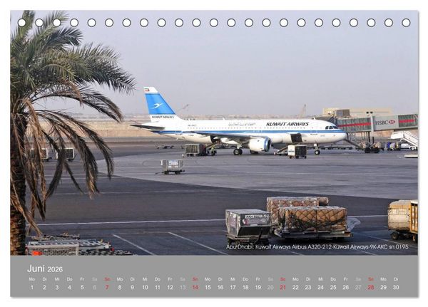 Produktbild: Flugzeuge im Auge der Kamera (Tischkalender 2026 DIN A5 quer), CALVENDO Monatskalender