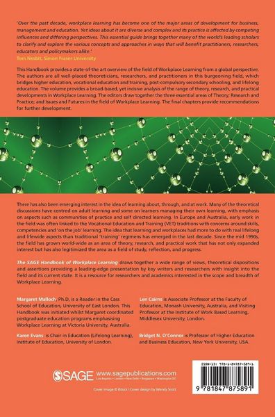 Produktbild: The SAGE Handbook of Workplace Learning