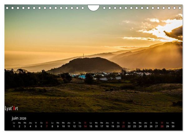 Produktbild: Paysages de La R&eacute;union (Calendrier mural 2026 DIN A4 vertical), CALVENDO calendrier mensuel