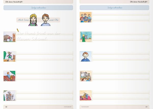 Produktbild: Ich kann die Schreibschrift + &Uuml;bungsheft zu den Buchstabenverbindungen - Vereinfachte Ausgangsschrift - 2 Hefte