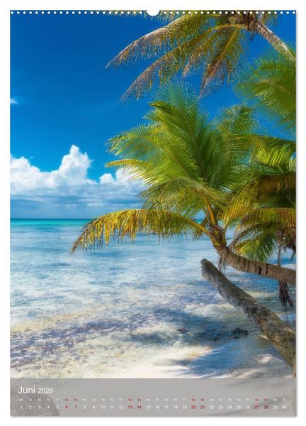 Produktbild: Karibischer Traum Isla Saona (hochwertiger Premium Wandkalender 2026 DIN A2 hoch), Kunstdruck in Hochglanz