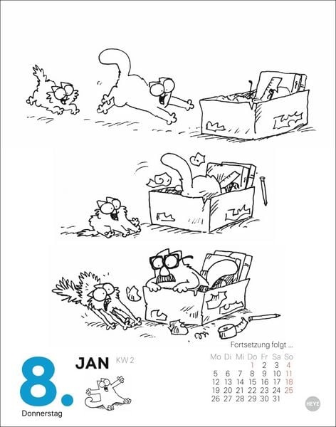 Produktbild: Simons Katze Tagesabreißkalender 2026