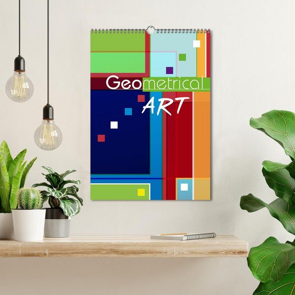 Produktbild: Geometrical ART (Wandkalender 2026 DIN A3 hoch), CALVENDO Monatskalender