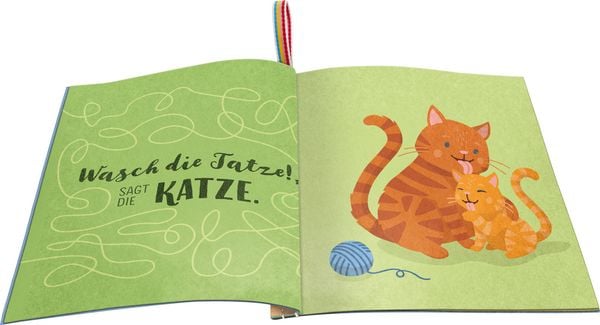Produktbild: Mein Knuddel-Knautsch-Buch - Seif dich ein, sagt das Schwein