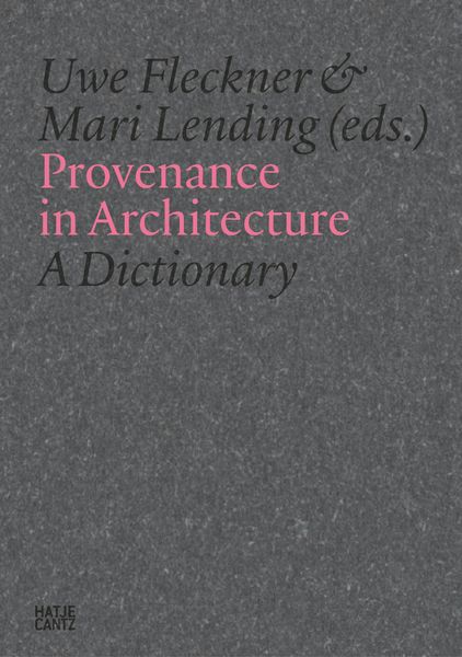 Produktbild: Provenance in Architecture