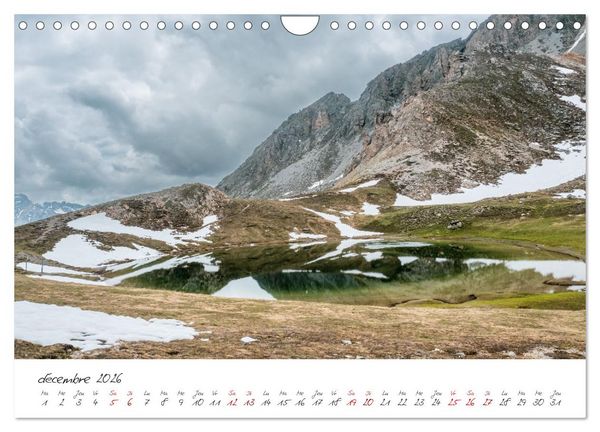 Produktbild: Le col de l'Izoard sur la route des Grandes Alpes (Calendrier mural 2026 DIN A4 vertical), CALVENDO calendrier mensuel