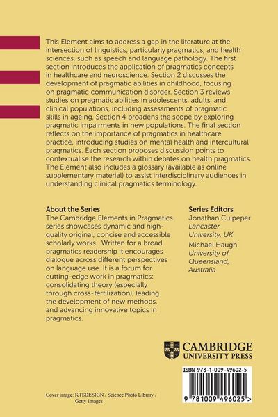 Produktbild: Pragmatics in the Health Sciences