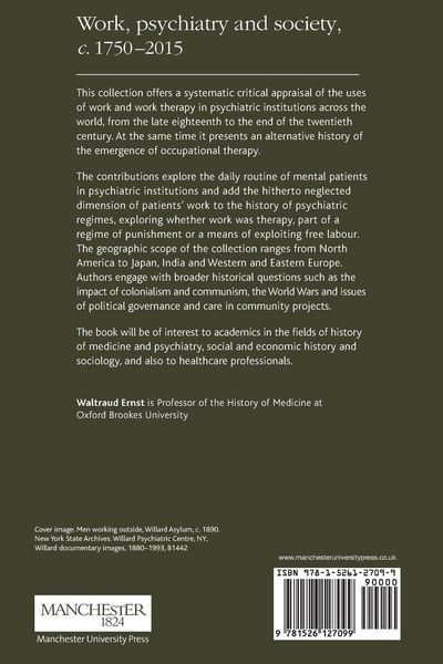 Produktbild: Work, psychiatry and society, c. 1750-2015