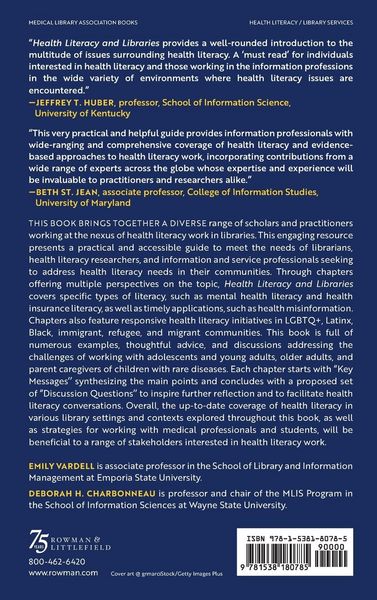 Produktbild: Health Literacy and Libraries