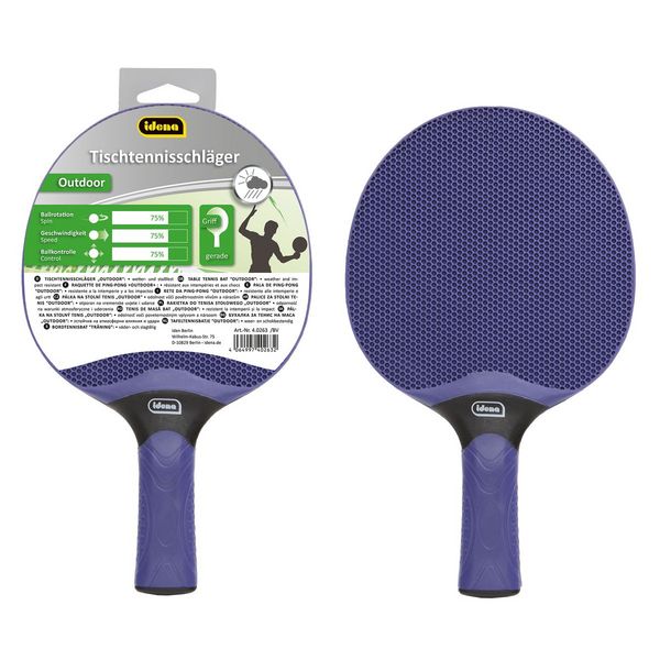 Idena Tischtennisschläger Outdoor blau