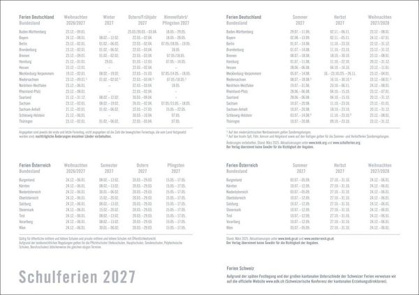 Produktbild: times&more Petrol Kalenderbuch 2027