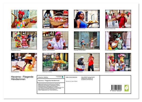 Produktbild: Havanna - Fliegende H&auml;ndlerinnen (Wandkalender 2026 DIN A3 quer), CALVENDO Monatskalender