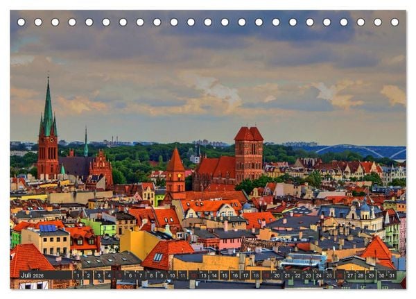 Produktbild: Von Stettin nach Danzig (Tischkalender 2026 DIN A5 quer), CALVENDO Monatskalender