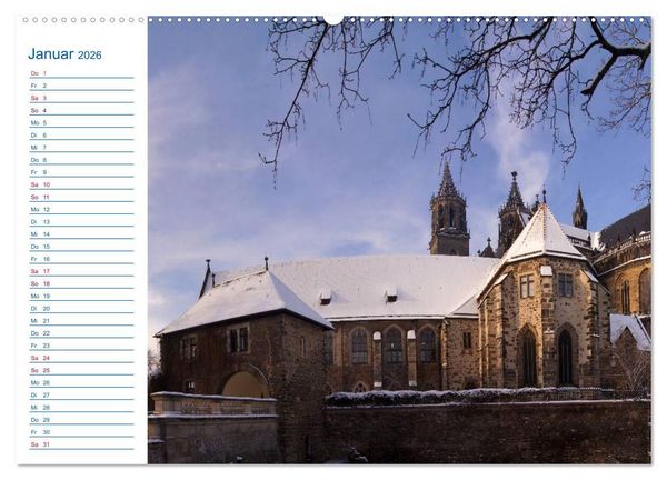 Produktbild: Magdeburg und Umgebung 2026 (hochwertiger Premium Wandkalender 2026 DIN A2 quer), Kunstdruck in Hochglanz