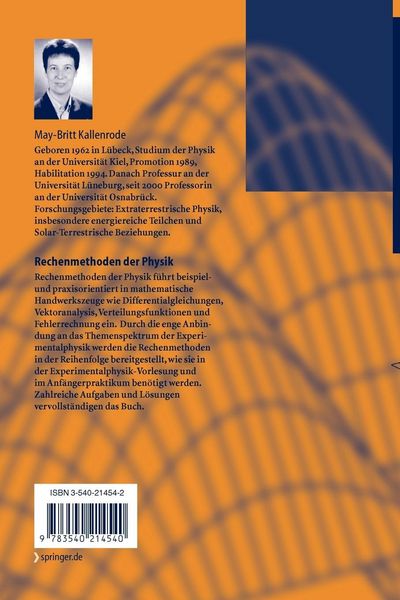 Produktbild: Rechenmethoden der Physik