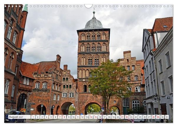 Produktbild: L&uuml;beck, die sehenswerte Hansestadt an der Ostsee (Wandkalender 2027 DIN A3 quer), CALVENDO Monatskalender