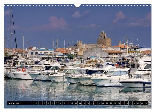 Produktbild: Camargue - Im Land der wei&szlig;en Pferde und schwarzen Stiere (Wandkalender 2026 DIN A3 quer), CALVENDO Monatskalender