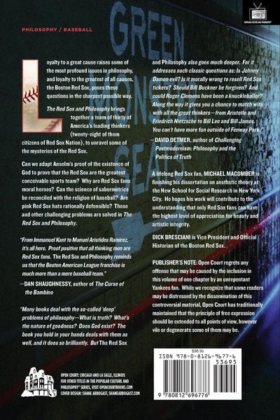 Produktbild: The Red Sox and Philosophy