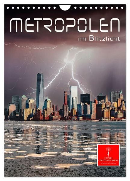 Produktbild: Metropolen im Blitzlicht (Wandkalender 2026 DIN A4 hoch), CALVENDO Monatskalender