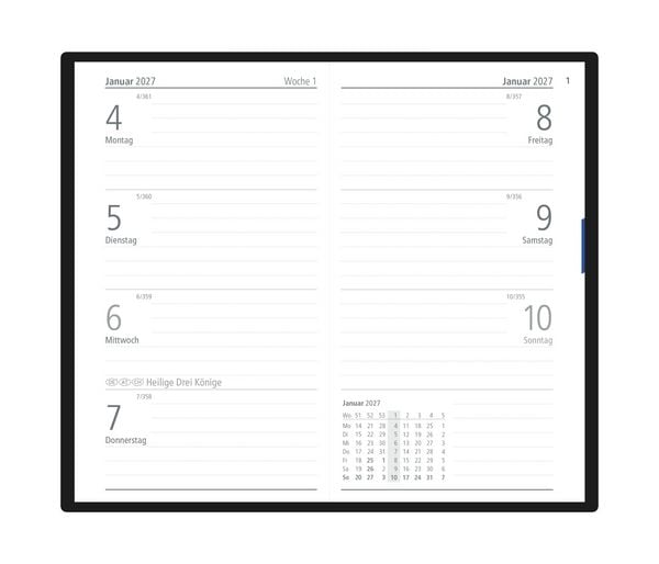 Produktbild: Kalenderersatzeinlage TP 1W/2S 2027
