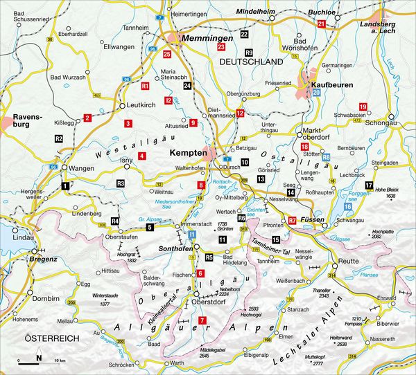 Produktbild: Das Radlbuch Allg&auml;u
