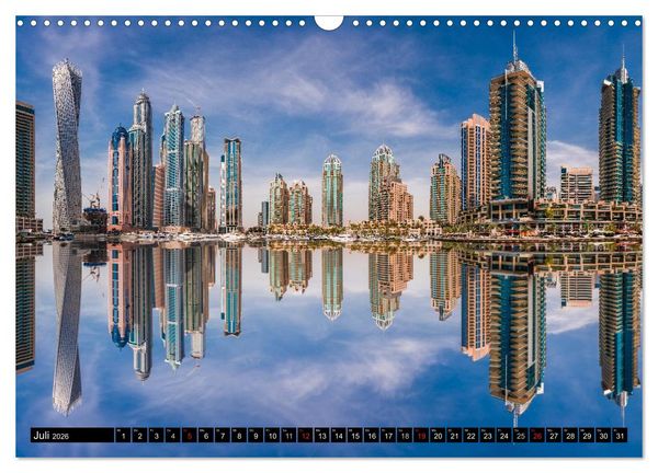 Produktbild: DUBAI - 2026 (Wandkalender 2026 DIN A3 quer), CALVENDO Monatskalender
