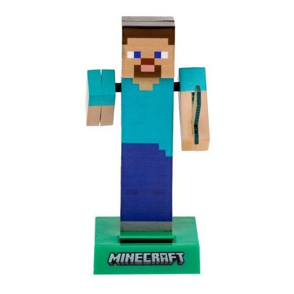 Produktbild: Minecraft Steve Solar Pal Wackelfigur