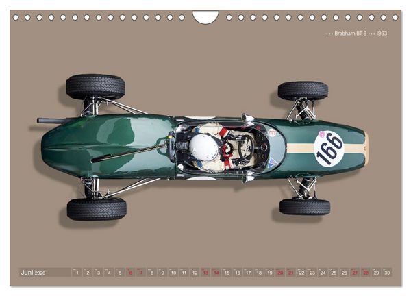 Produktbild: Legenden des Rennsports - Formel Junior 1955-1965 (Wandkalender 2026 DIN A4 quer), CALVENDO Monatskalender