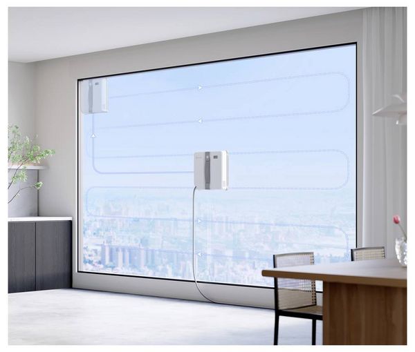 Produktbild: ECOVACS WINBOT MINI EU Fensterputzroboter Grau, Wei&szlig;