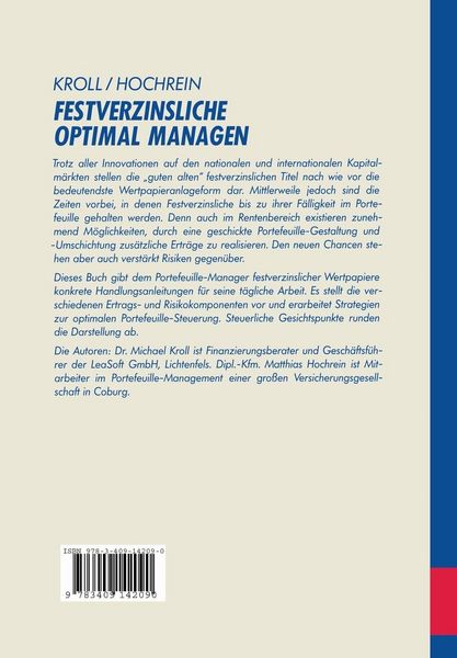 Produktbild: Festverzinsliche optimal managen