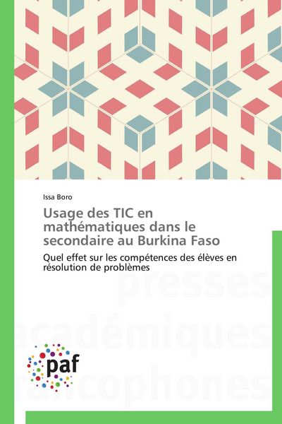 Produktbild: Usage des TIC en math&eacute;matiques dans le secondaire au Burkina Faso