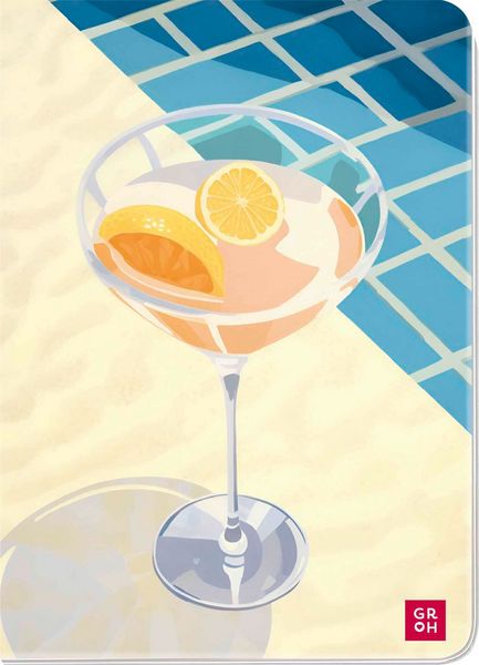 Produktbild: Notizheft Sonne Cocktail