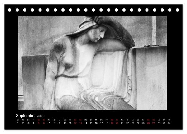 Produktbild: Die Engel von Melaten (Tischkalender 2026 DIN A5 quer), CALVENDO Monatskalender