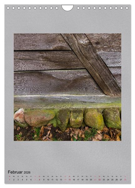 Produktbild: Holz in alten Verbindungen (Wandkalender 2026 DIN A4 hoch), CALVENDO Monatskalender