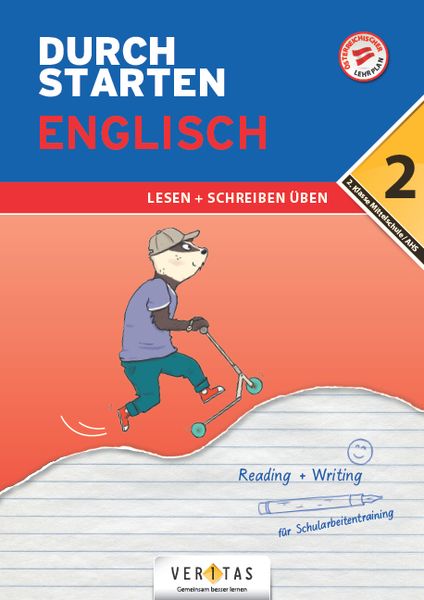 Produktbild: Durchstarten Englisch 2. Klasse Mittelschule/AHS Lesen und Schreiben &uuml;ben
