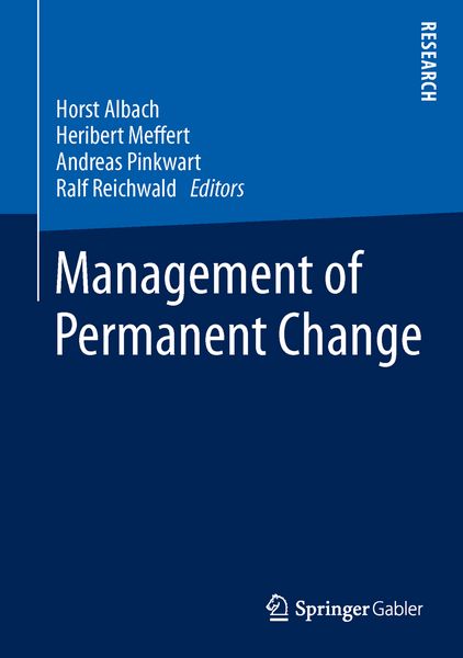 Produktbild: Management of Permanent Change