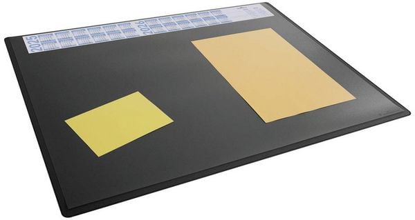 Produktbild: Durable 722301 Schreibunterlage 4-Jahreskalender Schwarz, Transparent (B x H) 650mm x 500mm