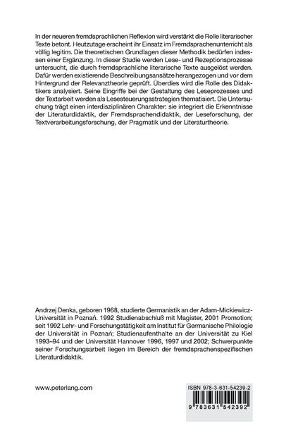 Produktbild: Lesestrategien und Lesesteuerungsstrategien beim Einsatz literarischer Texte im Fremdsprachenunterricht